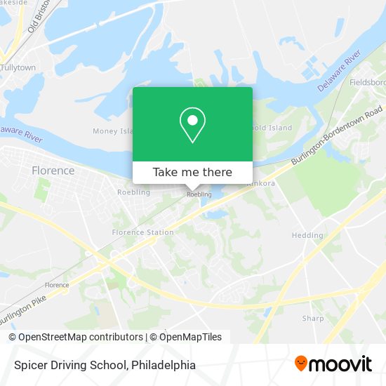 Spicer Driving School map