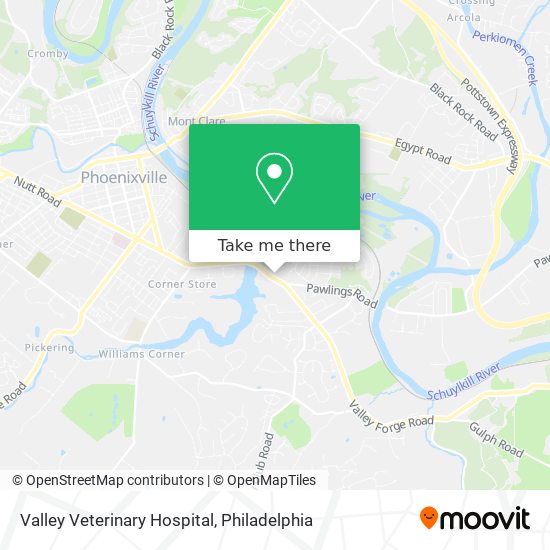 Valley Veterinary Hospital map