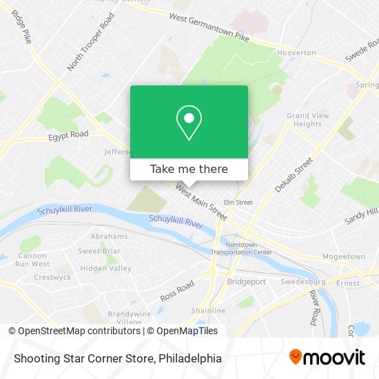 Shooting Star Corner Store map