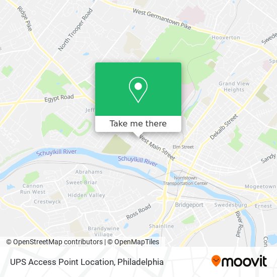 Mapa de UPS Access Point Location