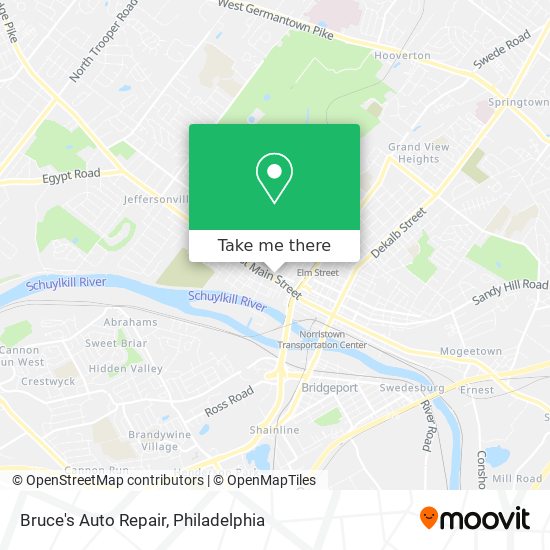 Bruce's Auto Repair map