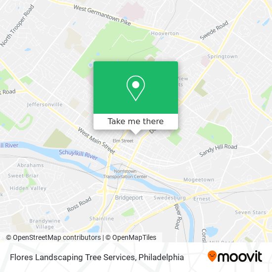 Flores Landscaping Tree Services map