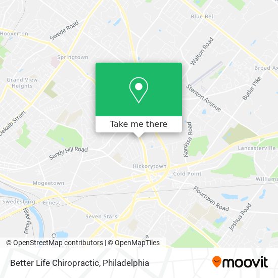 Mapa de Better Life Chiropractic