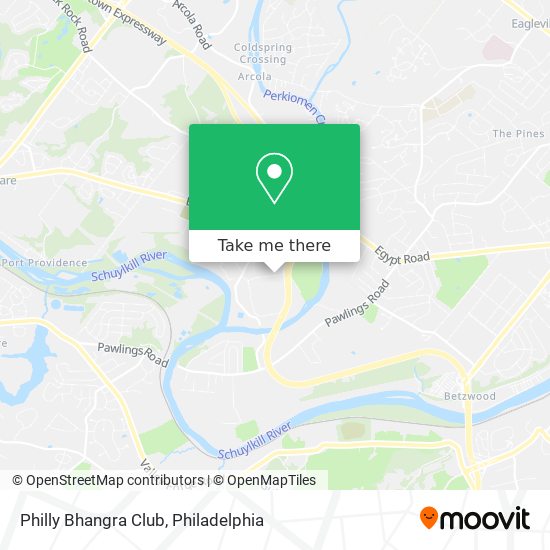 Mapa de Philly Bhangra Club