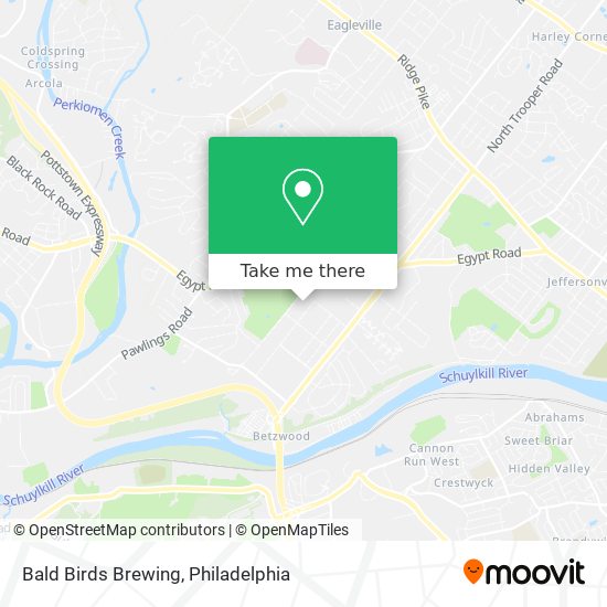 Bald Birds Brewing map