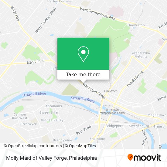 Mapa de Molly Maid of Valley Forge