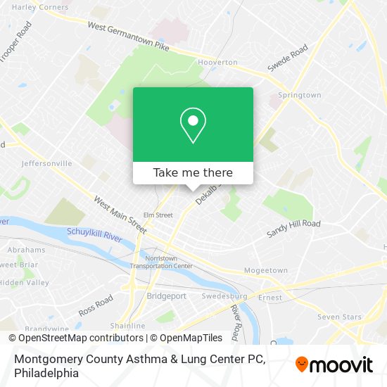 Mapa de Montgomery County Asthma & Lung Center PC