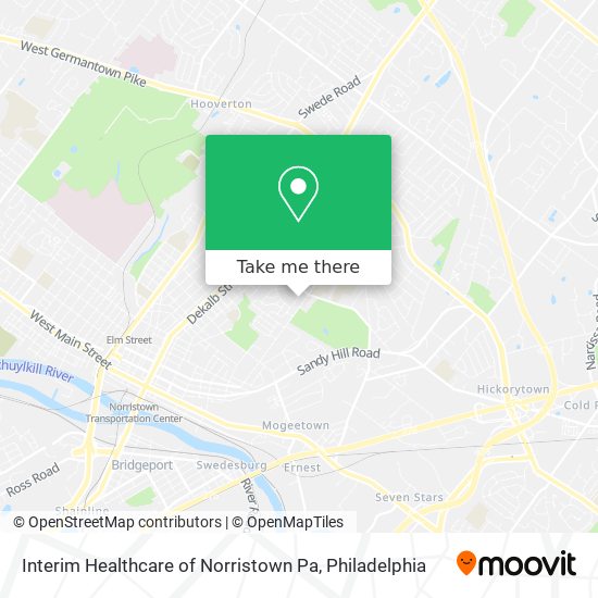 Mapa de Interim Healthcare of Norristown Pa