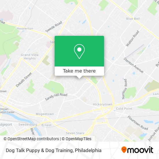 Dog Talk Puppy & Dog Training map