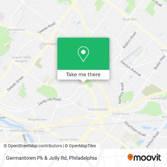 Germantown Pk & Jolly Rd map