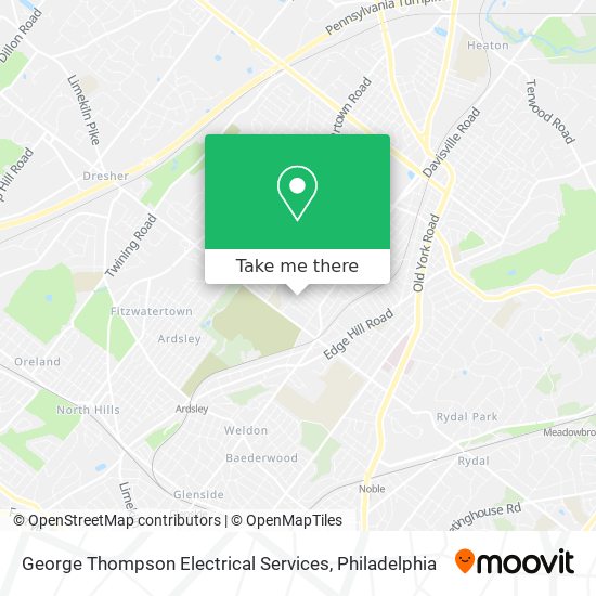 Mapa de George Thompson Electrical Services