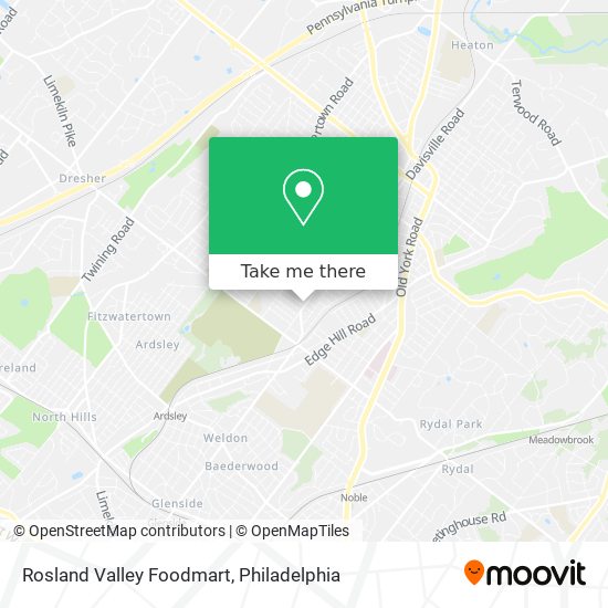 Rosland Valley Foodmart map