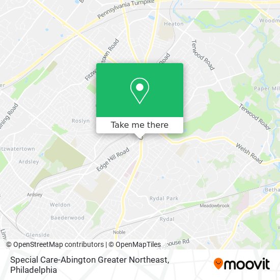 Mapa de Special Care-Abington Greater Northeast