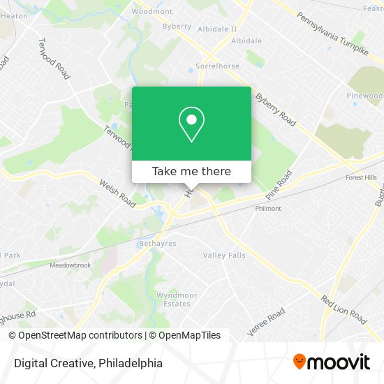 Digital Creative map