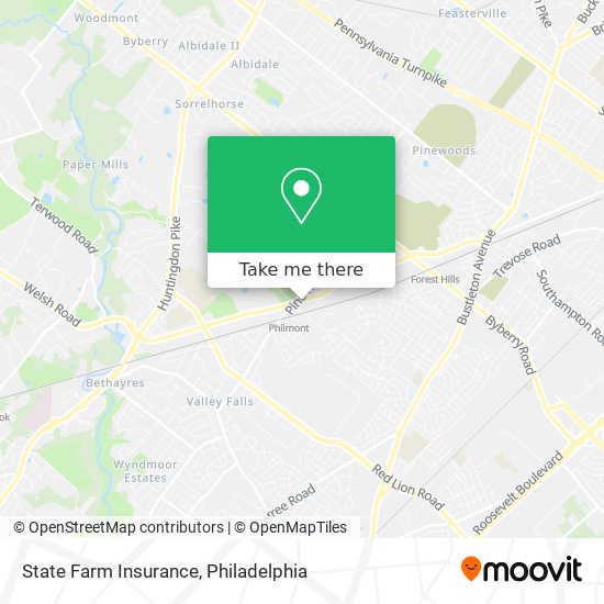 Mapa de State Farm Insurance