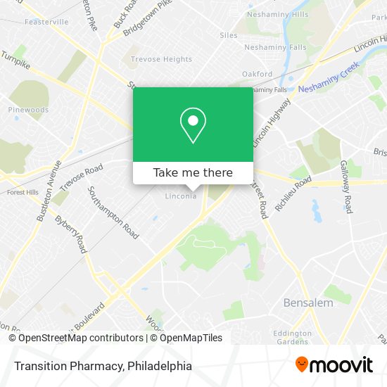 Transition Pharmacy map