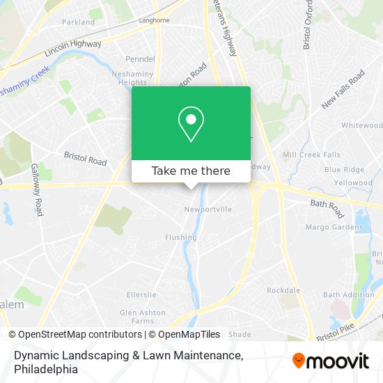 Dynamic Landscaping & Lawn Maintenance map