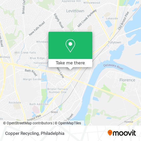 Mapa de Copper Recycling