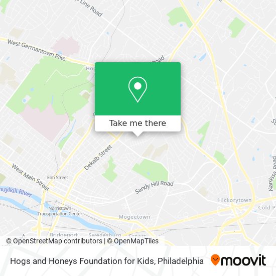 Hogs and Honeys Foundation for Kids map