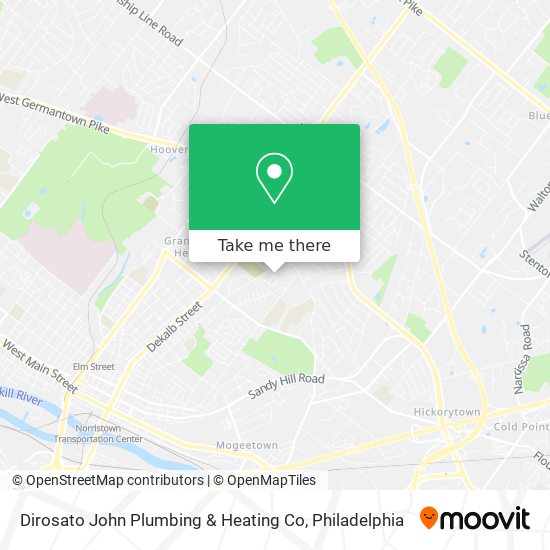 Mapa de Dirosato John Plumbing & Heating Co