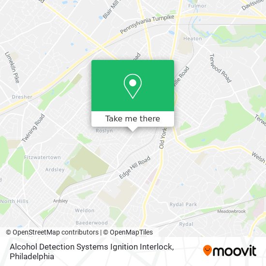 Alcohol Detection Systems Ignition Interlock map