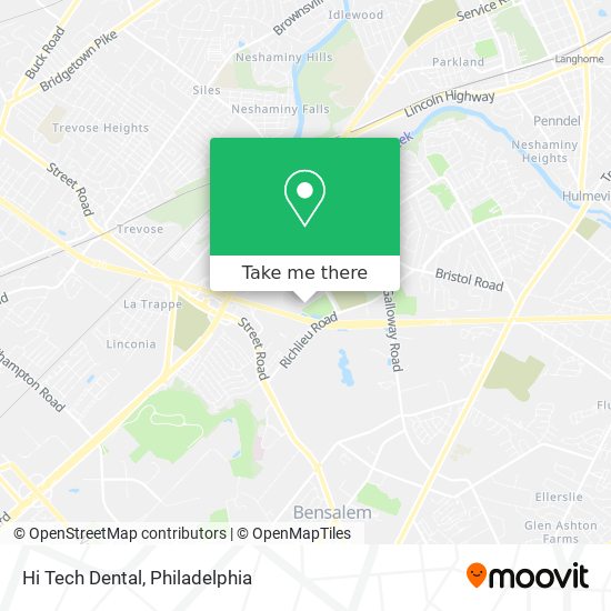 Hi Tech Dental map