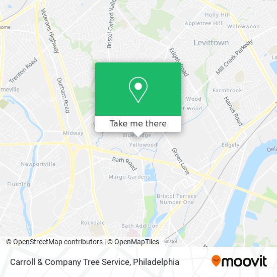 Mapa de Carroll & Company Tree Service