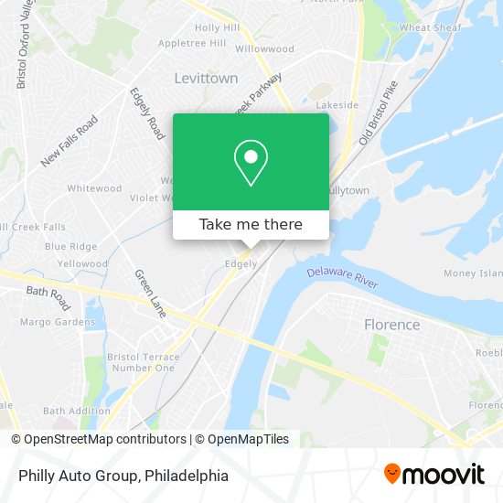 Philly Auto Group map