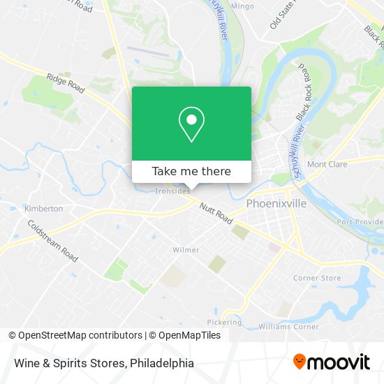 Wine & Spirits Stores map