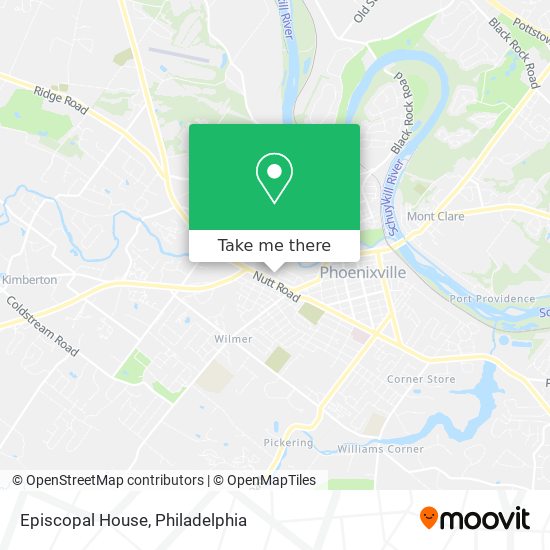 Episcopal House map