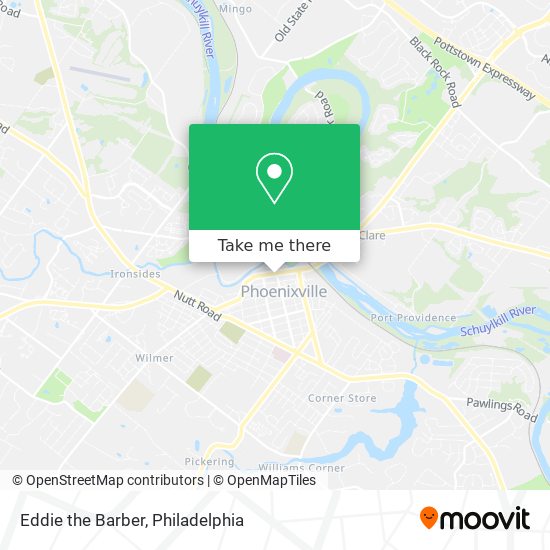 Eddie the Barber map