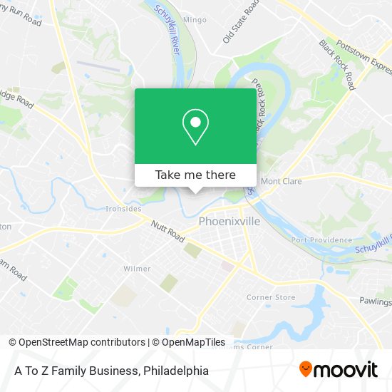 A To Z Family Business map
