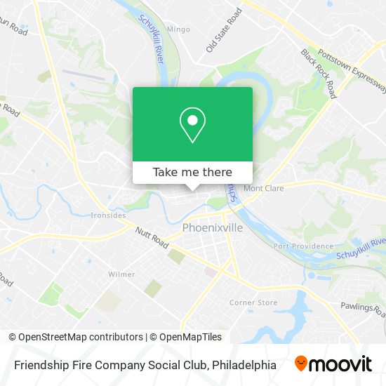 Friendship Fire Company Social Club map