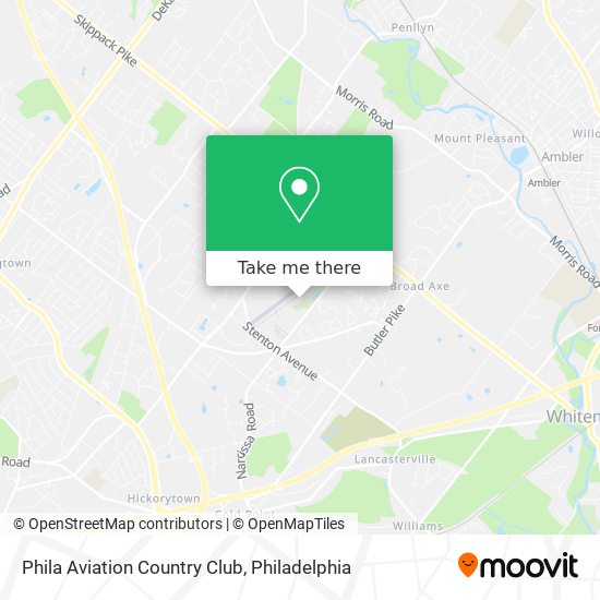 Mapa de Phila Aviation Country Club