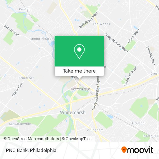 PNC Bank map