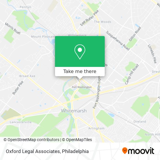 Oxford Legal Associates map