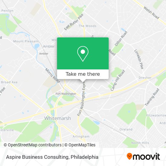 Aspire Business Consulting map