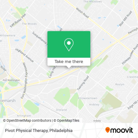 Mapa de Pivot Physical Therapy