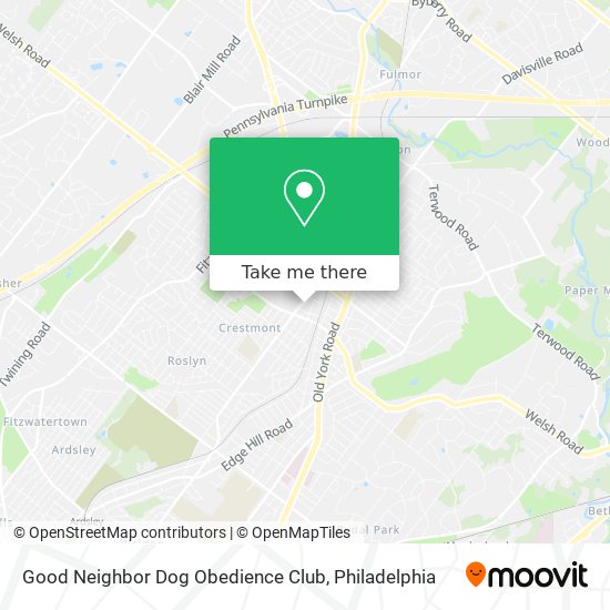 Mapa de Good Neighbor Dog Obedience Club