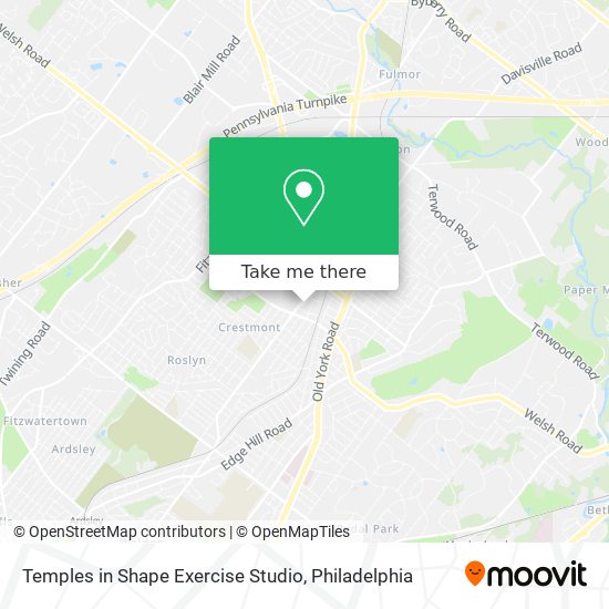 Mapa de Temples in Shape Exercise Studio