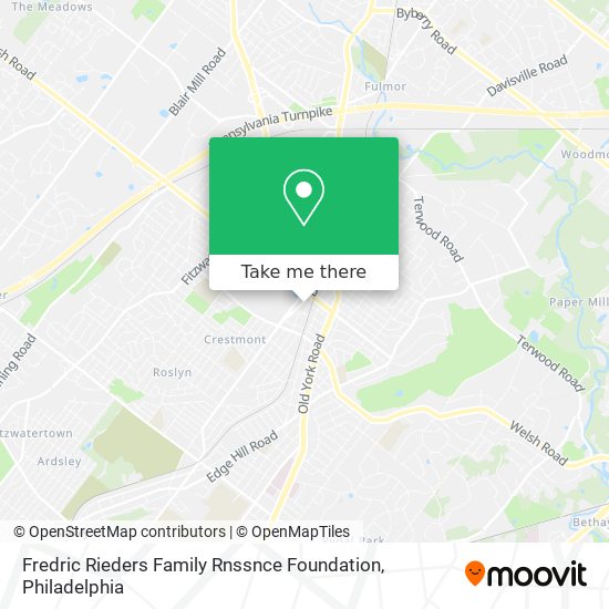 Fredric Rieders Family Rnssnce Foundation map