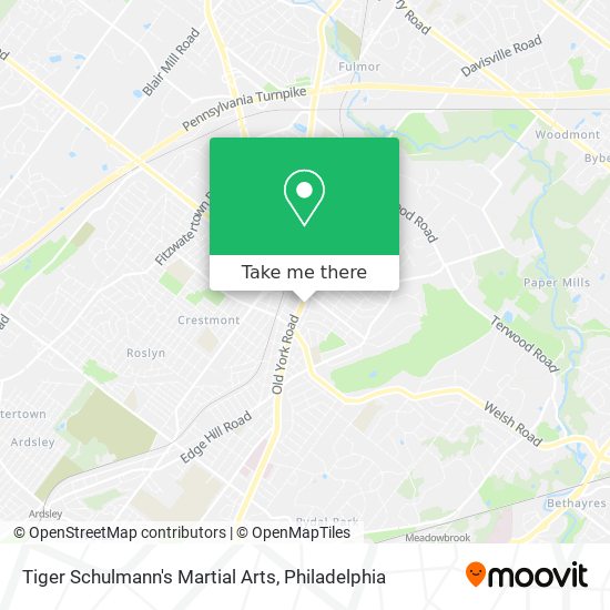 Tiger Schulmann's Martial Arts map