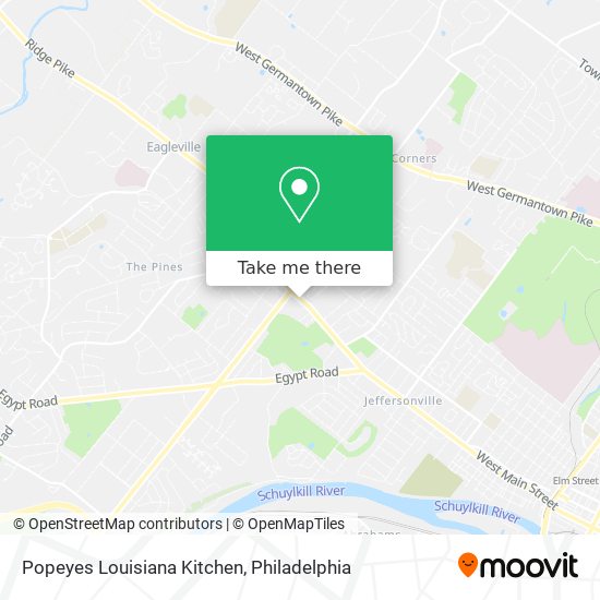 Popeyes Louisiana Kitchen map