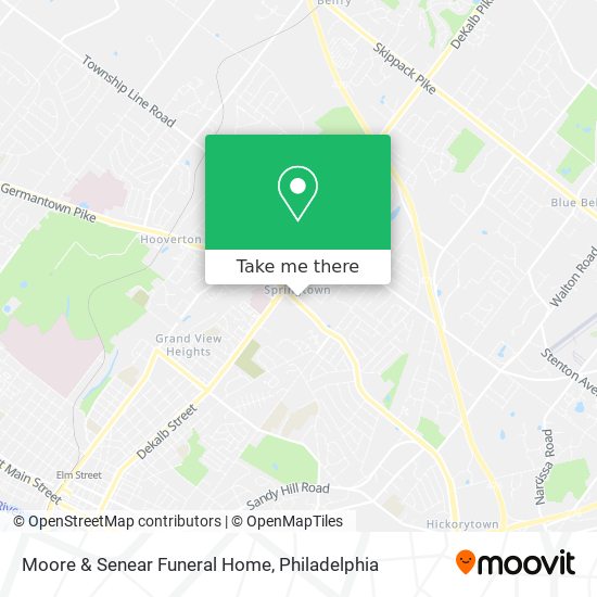 Moore & Senear Funeral Home map