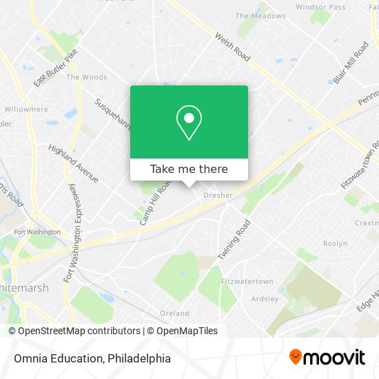 Omnia Education map