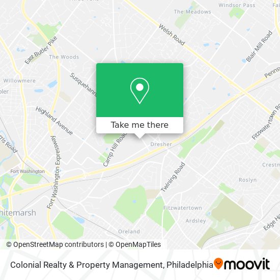 Mapa de Colonial Realty & Property Management