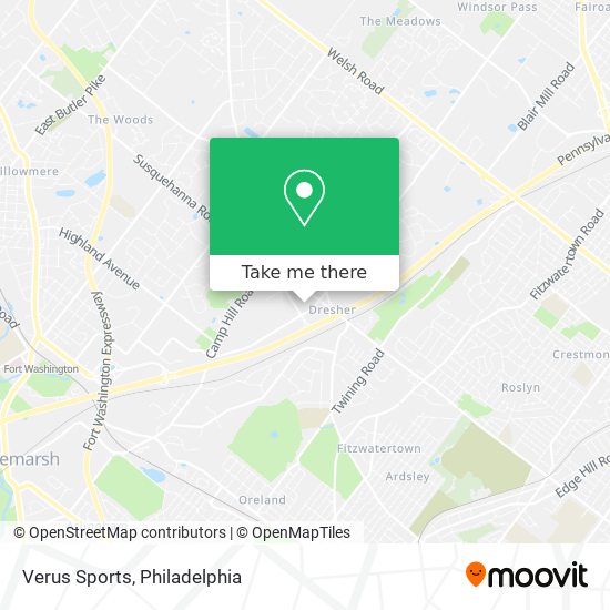 Verus Sports map