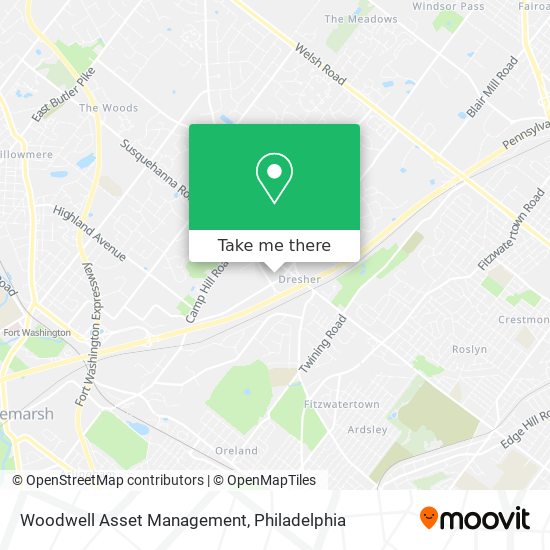 Woodwell Asset Management map