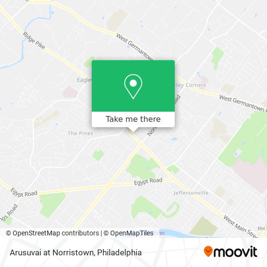 Arusuvai at Norristown map