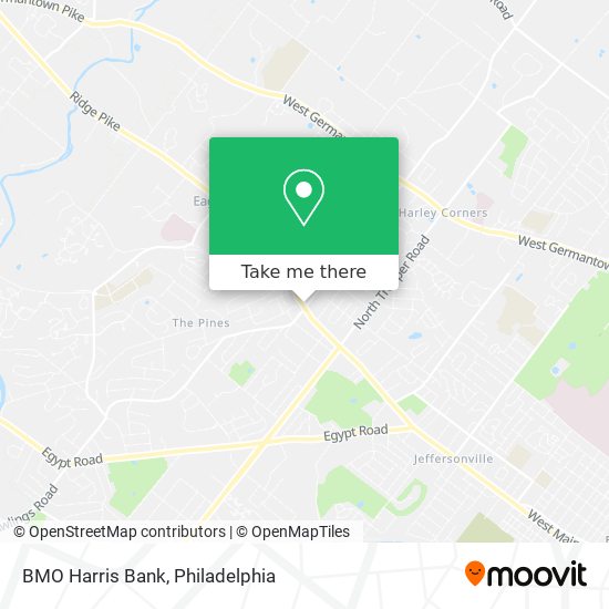 BMO Harris Bank map